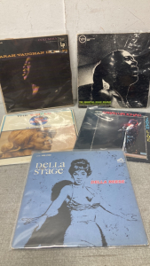 Vinyl Records by Billie Holiday, Della Reese and other artists