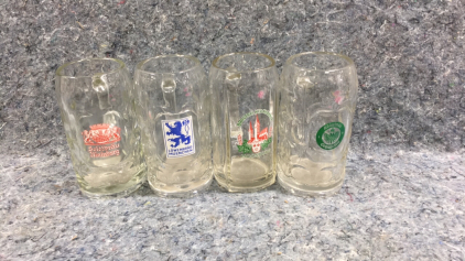 (4) German Steins