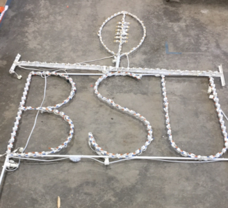 BSU Light Sign