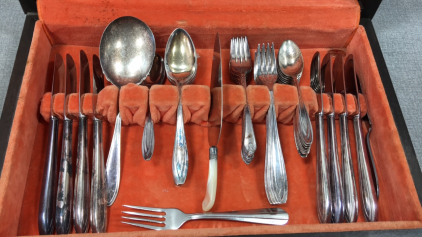 Silverware in Case