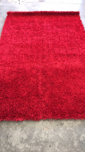 Red Shag Rug