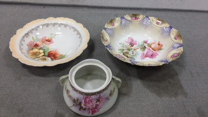 (3) Decorative Serving Dishes
