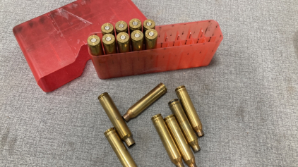 Empty brass casings