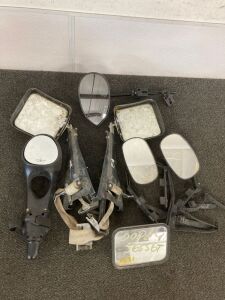Assorted mirrors for motorcycle and automobiles