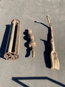 3 Wooden Decoration Pieces