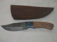 Damascus Custom Full Tang Hunting Knife - New