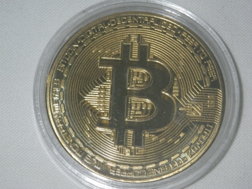 Gold-Toned Bit Coin