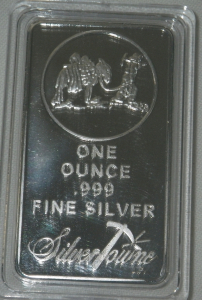 PLATED Silvertown 1 Ounce Bar