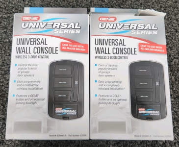 (2) Universal Garage Door Openers