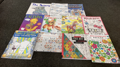 Assorted Adult Coloring Books