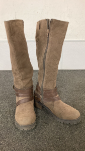 Fergalicious Womens 7.5M Over The Calf Boots