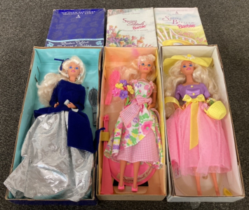 (3) Avon Exclusive Special Edition Barbie Dolls