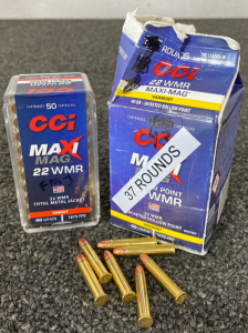 CCI Maxi Mag 22 WMR 40 GR. (87 Total Rounds)