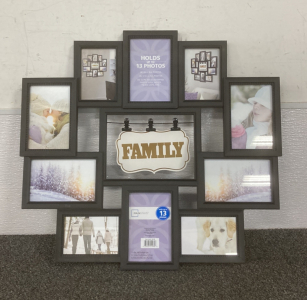 Family Picture Frame, Holds (13) Pictures