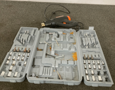 Tool Box Of Sockets And Warrior Heat Gun