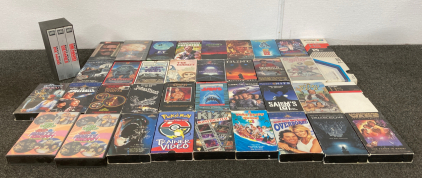 Assortment of 40 Classic VHS Movies