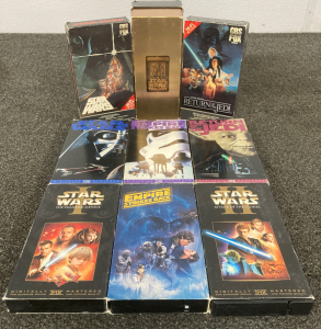 11 Classic VHS Star Wars Movies