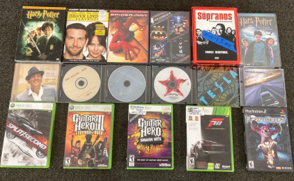 Assorted Movies, Music, and Games