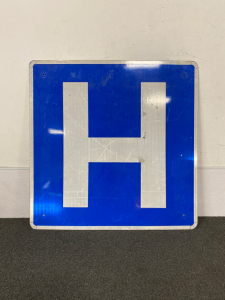 Metal HD “H” Sign 36”x 36”