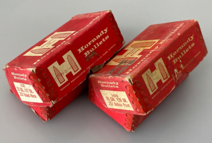 (2) Partial Boxes of Hornady Bullets