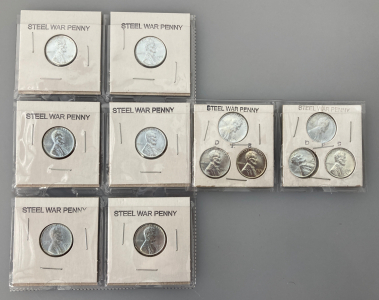 (12) Steel War Pennies