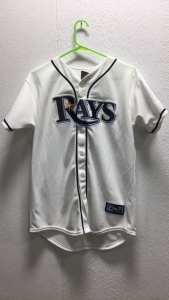 Evan Longoria World Series 2008 Rays Jersey Sz XL