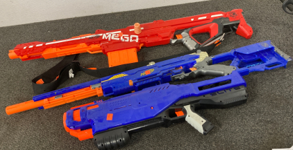 (3) Nerf Guns