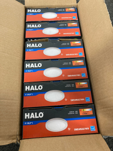 (6) Halo 4" Surface Downlights