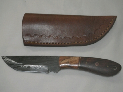 Damascus Full Tang 8" Knife