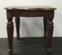 Small wood end table