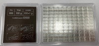 (100) 1 Gram Valcambi Suisse Fine Silver Bars