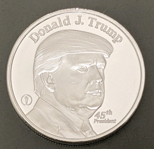 1oz .999 Silver Trump - 45th President Coin - GUARANTEED AUTHENTIC