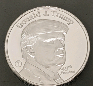1oz .999 Silver Trump - 45th President Coin - GUARANTEED AUTHENTIC