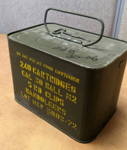 WWII Unopened Ammo Can of .30 Ball M2 Cartridges