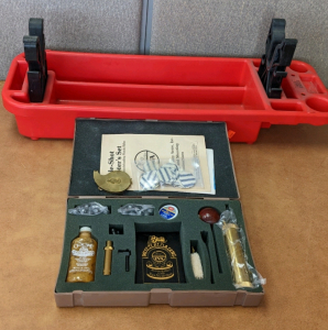 Muzzle loader Cleaning & Loading Kit w/Cleaning Rack/Tray