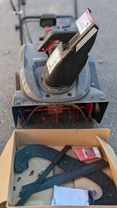 Nearly New Briggs & Stratton Snow Blower w/Replacement Parts