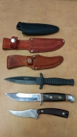 Smith & Wesson, Sharp, Schrade Knives w/Sheaths