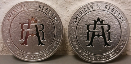 (2) .999 Fine Silver 1 oz. Rounds