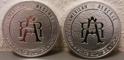 (2) .999 Fine Silver 1 oz. Rounds