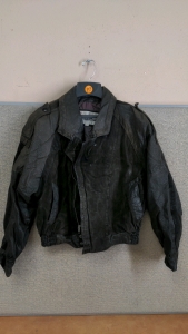 Men's Small Suede Leather Coat