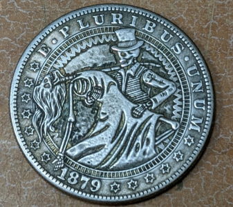 1879 Morgan Dollar Hobo Round