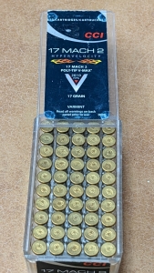 (50) 17 Mach 2 Ammo 17gr