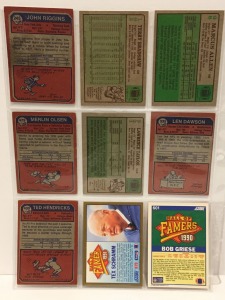 Vintage Estate Football Card Collection (9)