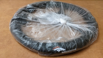 New Denver Broncos Steering Wheel Cover