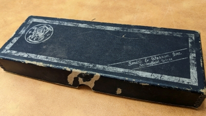 Vintage S&W Pistol Box w/Contents