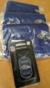 New Ravens Finger Towels & Neck Tag