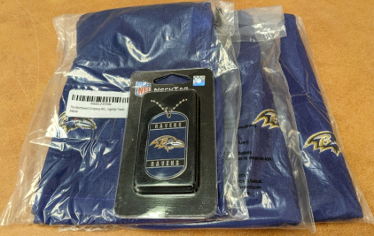 New Ravens Finger Towels & Neck Tag