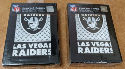 (2) New Raiders Playing Cards Decks