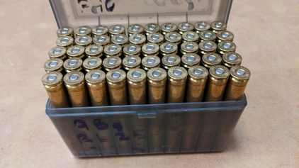 (50) Weatherby 340 WBY Mag Runs in Case