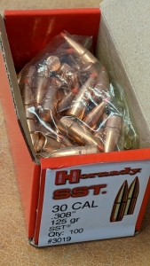 Hornady 30cal 125gr Bullets